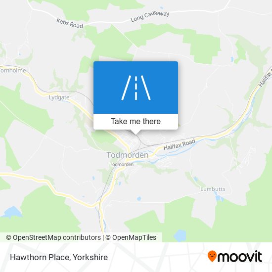 Hawthorn Place map
