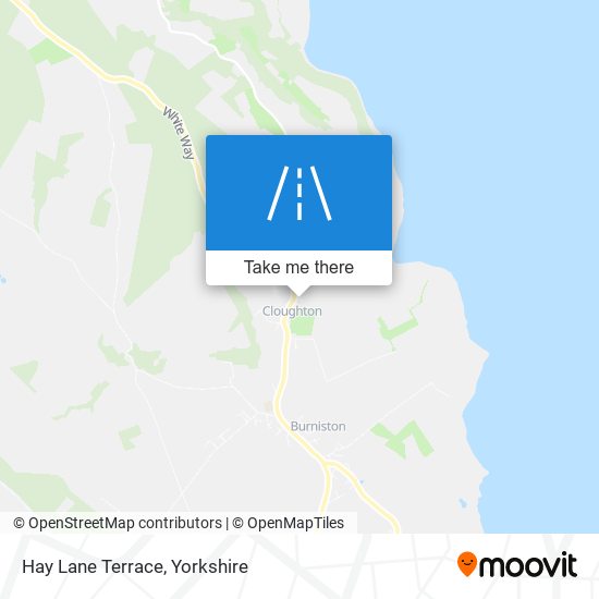 Hay Lane Terrace map