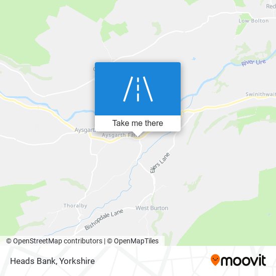 Heads Bank map