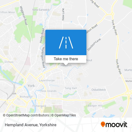 Hempland Avenue map