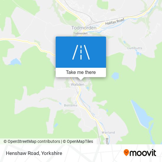 Henshaw Road map
