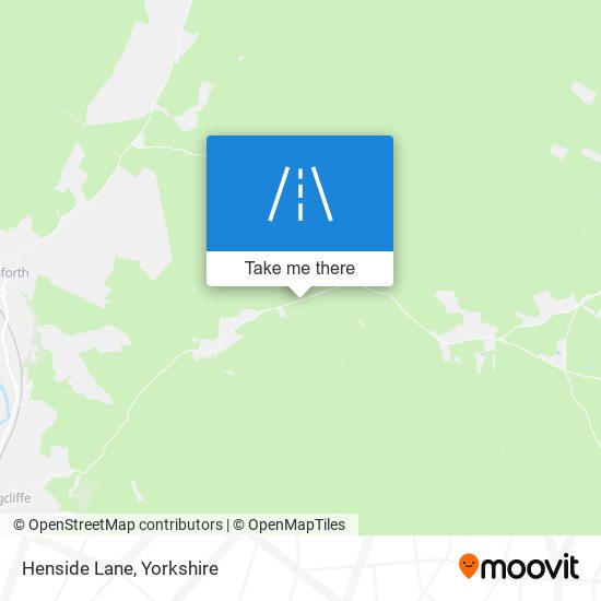 Henside Lane map