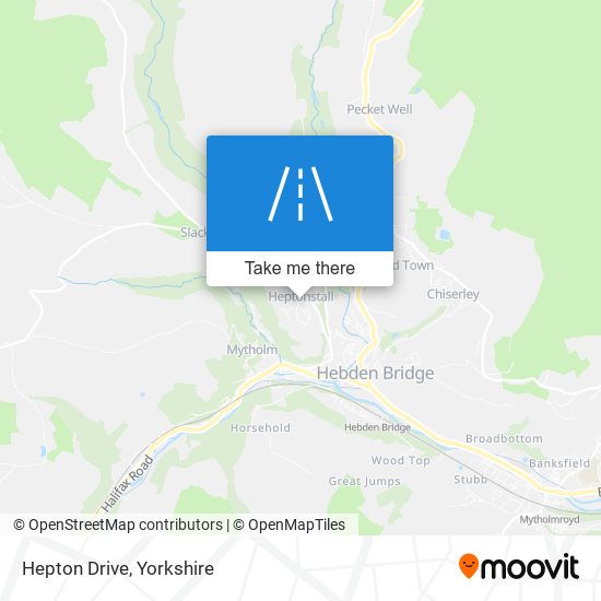 Hepton Drive map