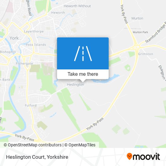 Heslington Court map