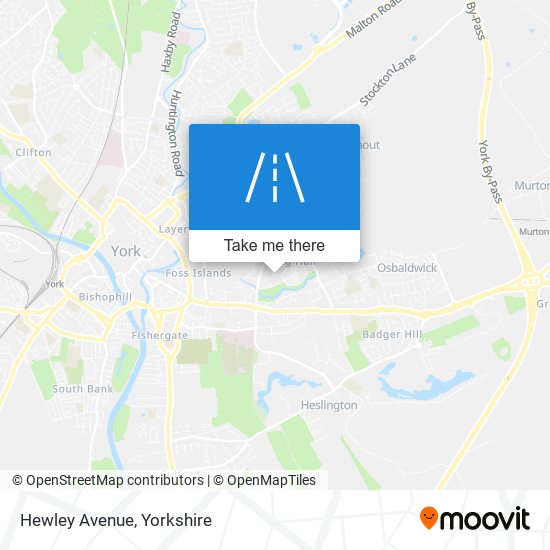 Hewley Avenue map