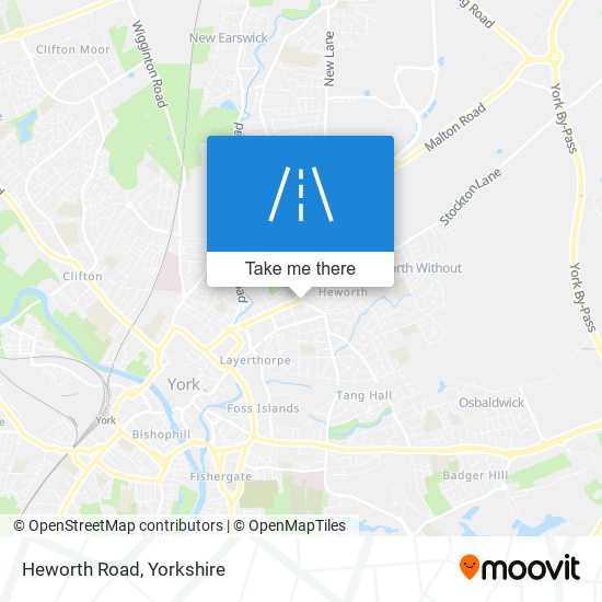 Heworth Road map