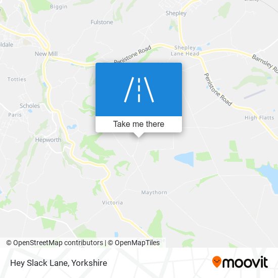 Hey Slack Lane map