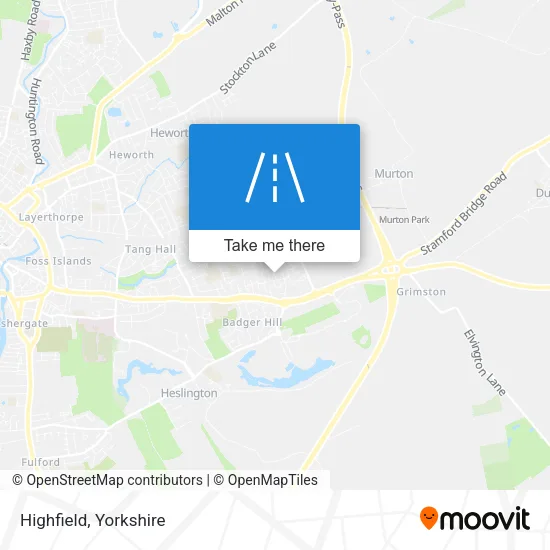 Highfield map