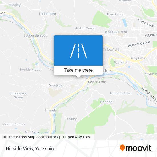 Hillside View map