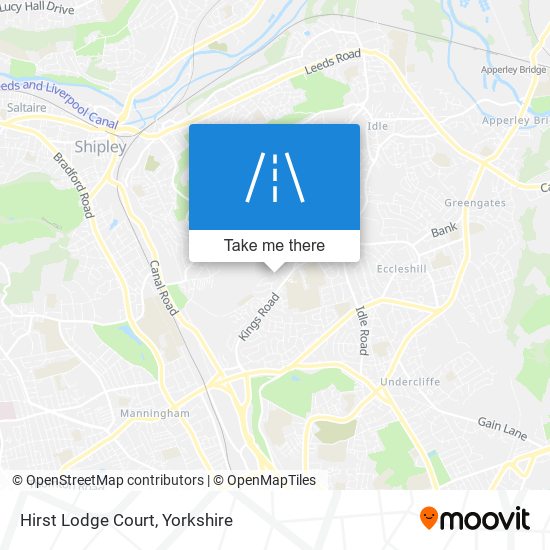 Hirst Lodge Court map