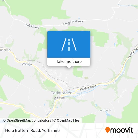 Hole Bottom Road map