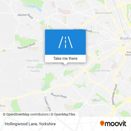 Hollingwood Lane map