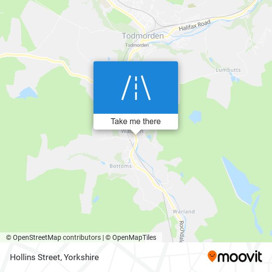 Hollins Street map