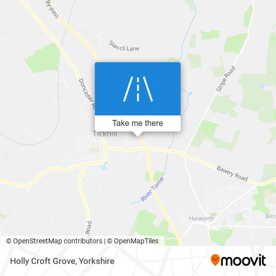 Holly Croft Grove map