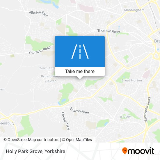 Holly Park Grove map