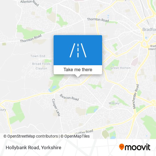 Hollybank Road map