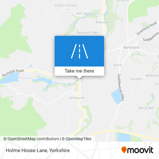 Holme House Lane map
