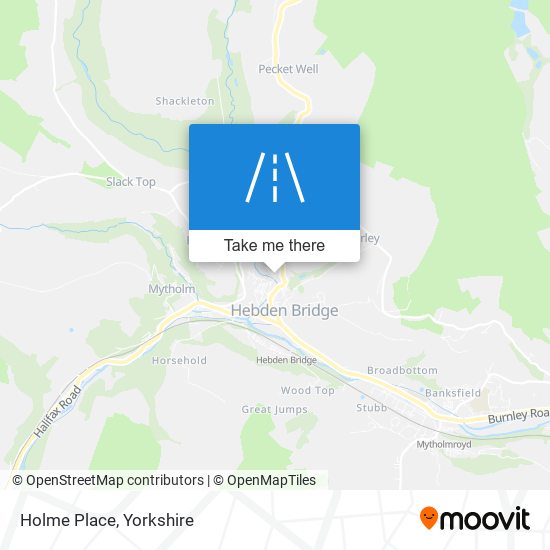 Holme Place map