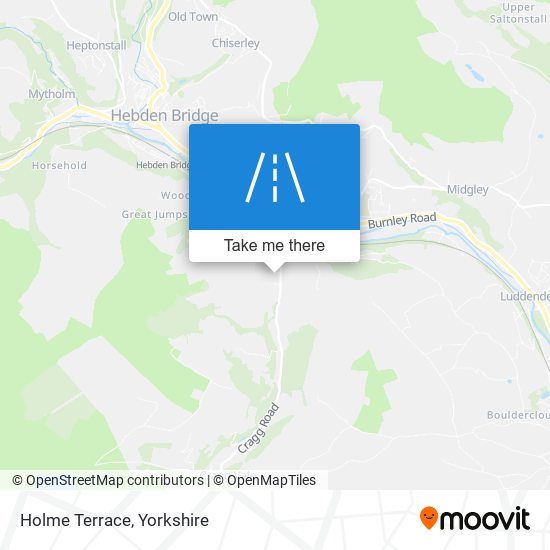 Holme Terrace map