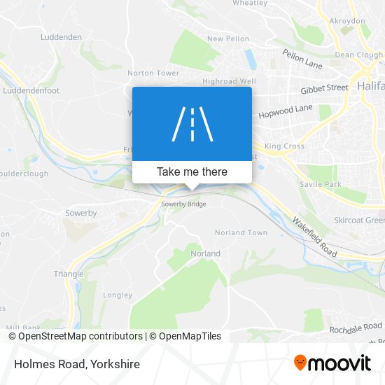 Holmes Road map