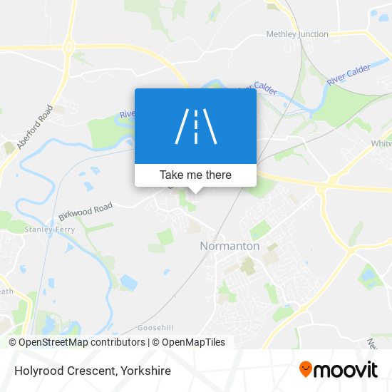 Holyrood Crescent map