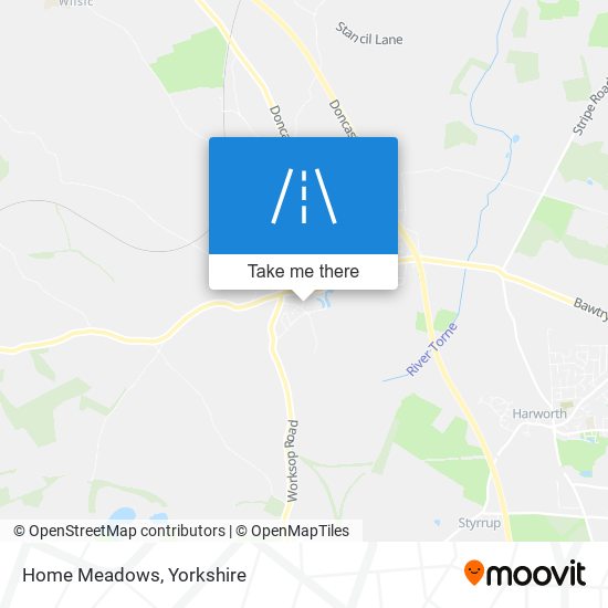 Home Meadows map