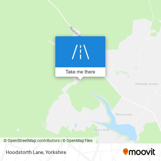 Hoodstorth Lane map