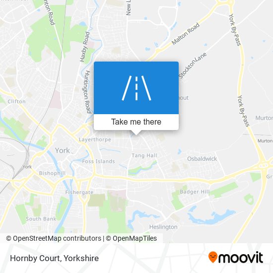 Hornby Court map