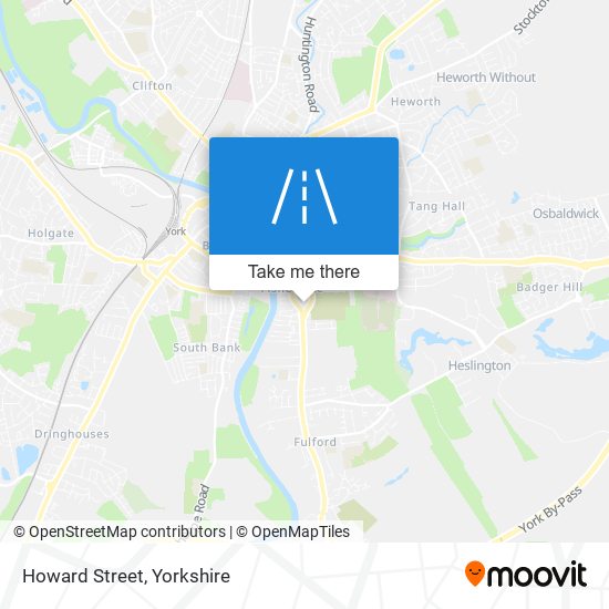 Howard Street map