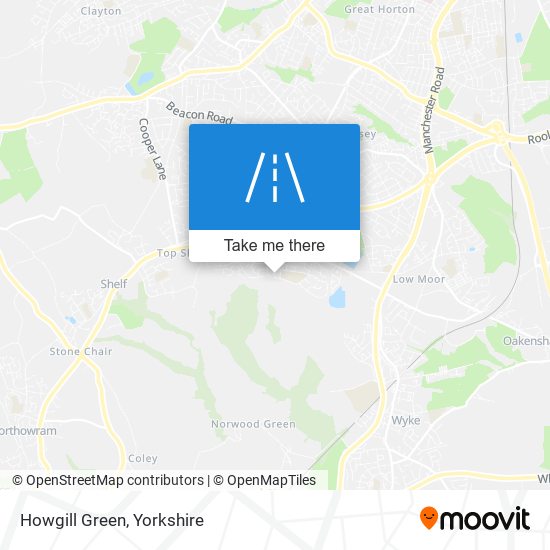Howgill Green map