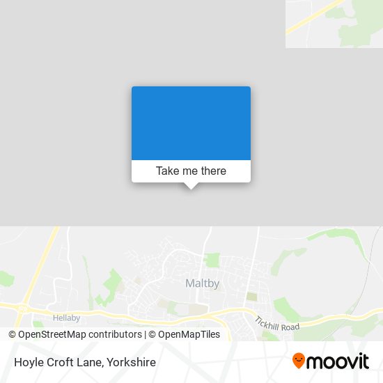 Hoyle Croft Lane map