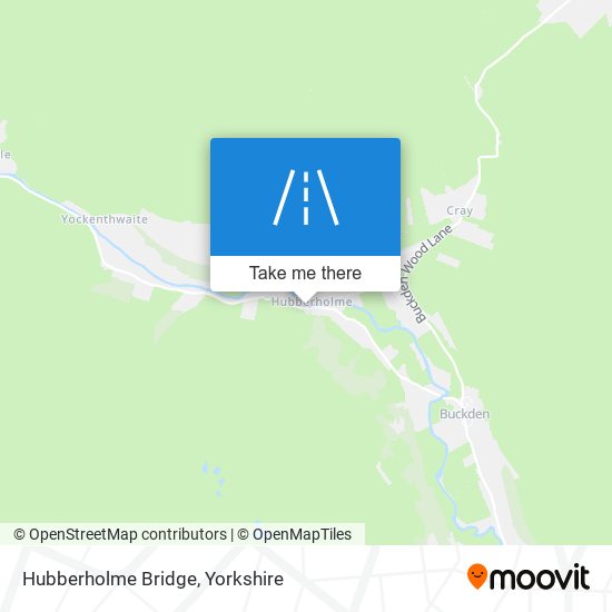 Hubberholme Bridge map