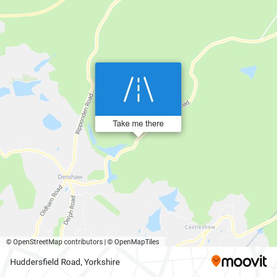 Huddersfield Road map