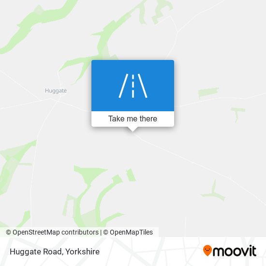 Huggate Road map
