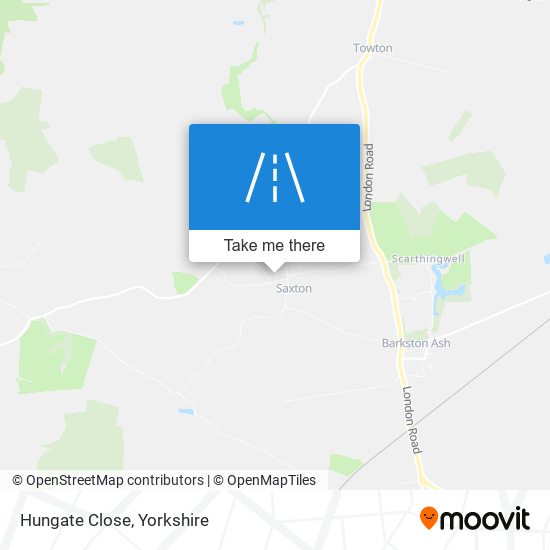 Hungate Close map