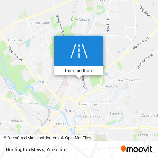 Huntington Mews map
