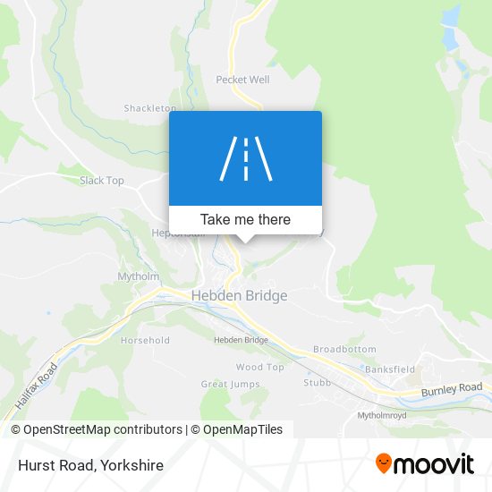 Hurst Road map