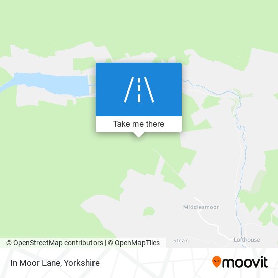 In Moor Lane map