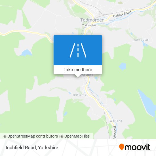 Inchfield Road map