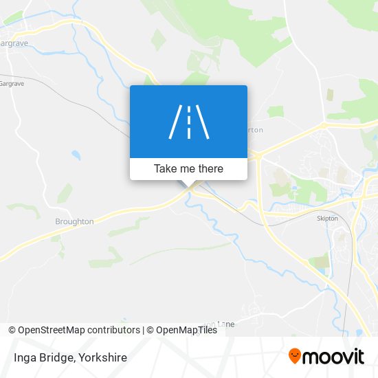 Inga Bridge map