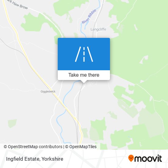 Ingfield Estate map