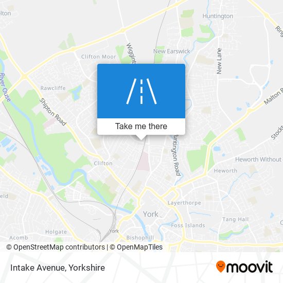 Intake Avenue map