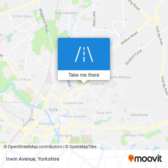 Irwin Avenue map
