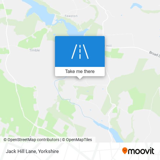Jack Hill Lane map