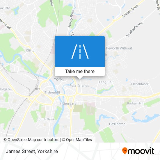 James Street map