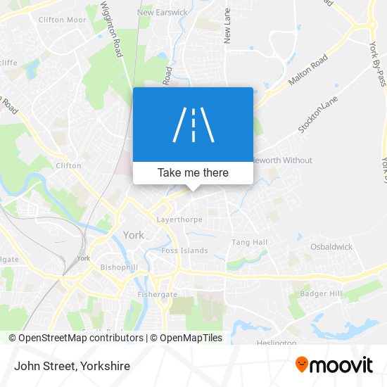 John Street map