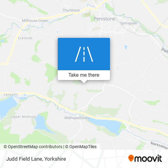 Judd Field Lane map