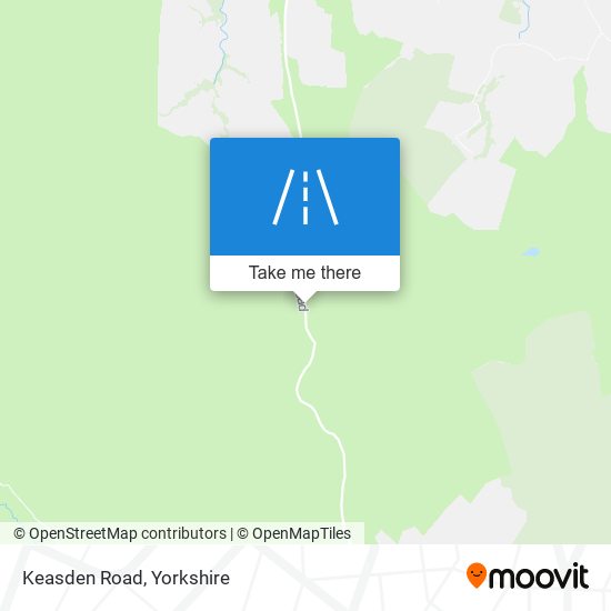 Keasden Road map