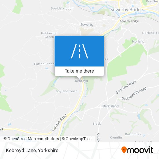 Kebroyd Lane map
