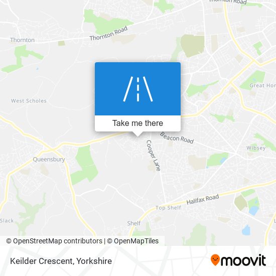 Keilder Crescent map